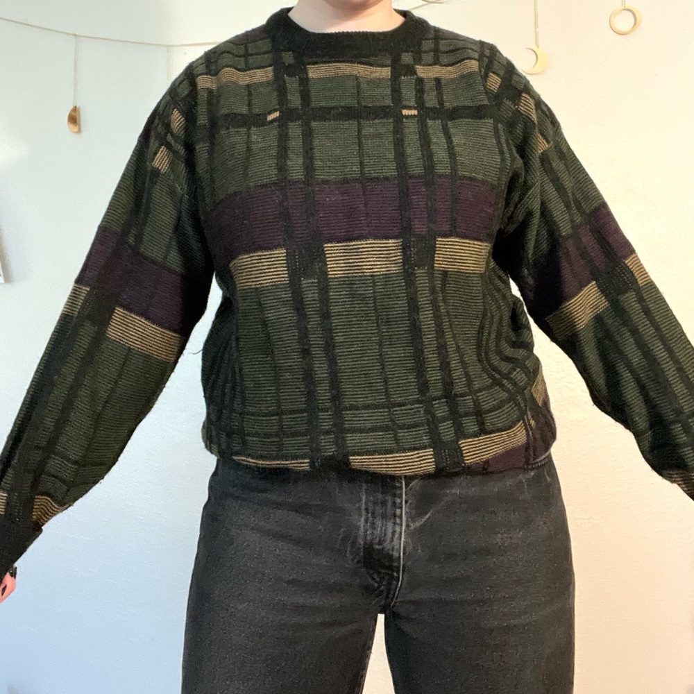 vintage grandpa sweater